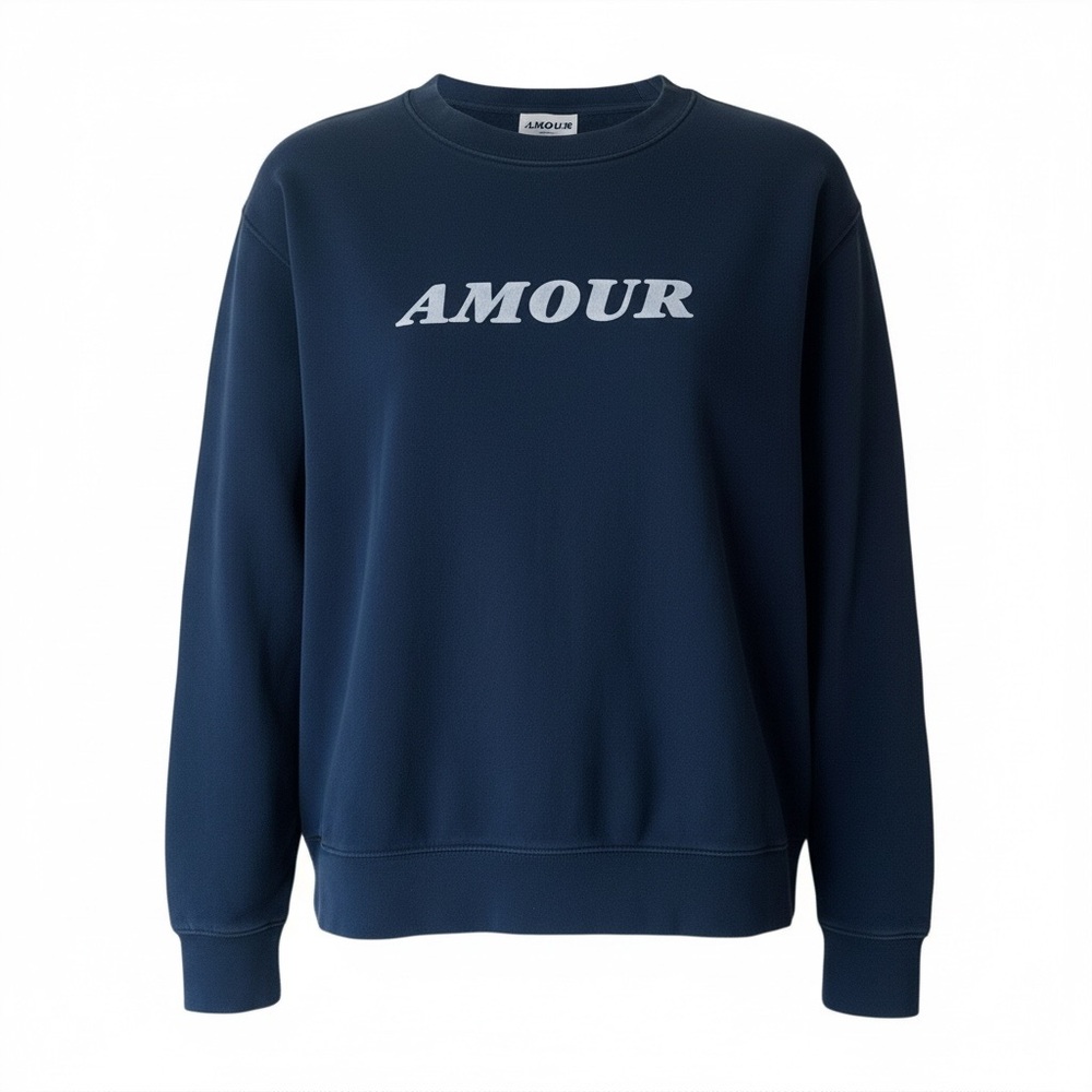 SANDRO PARIS Amour blue sweatshirt size Small